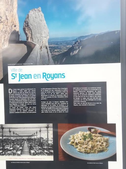 Logement Standing Wifi Vercors 'In Saint-Jean-en-Royans Exteriör bild